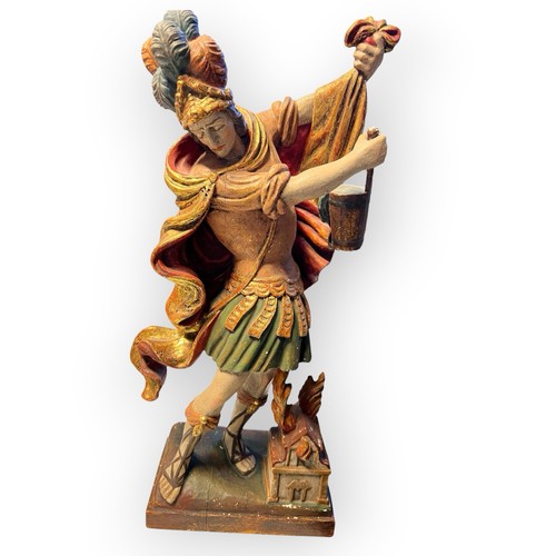 Große heiligenfigur holz - große,