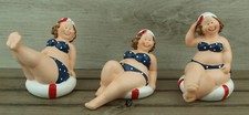 Deko figur mollige badenixe - deko,