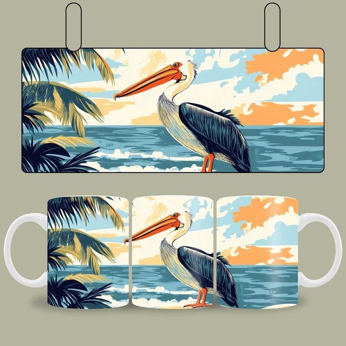 Kaffeetasse pelikan tropisch - pelikan,