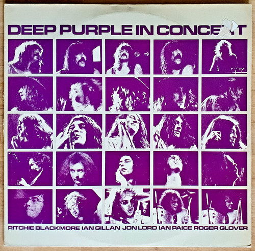 Deep purple concert - purple, in