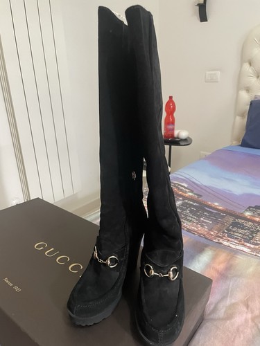 Gucci damen overknee stiefel - overknee,