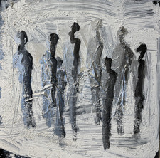 Menschen Figuren Acrylbild