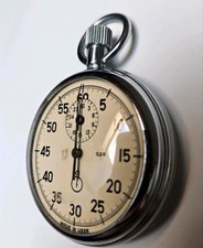 Stoppuhr - russische Stoppuhr - Made in USSR - Uhr läuft