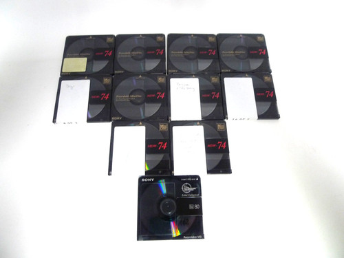 10x minidisc sony - minidisc, min