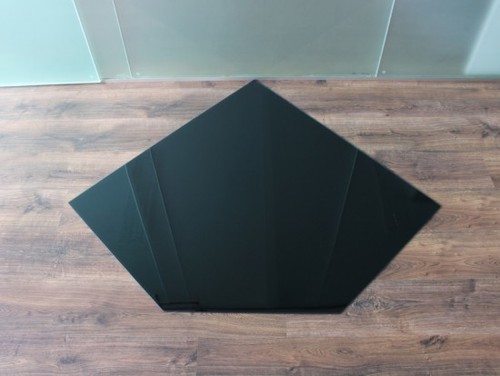 Fünfeck 125x125cm glas - fünfeck,