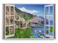 120x80cm Wandbild Fensterbild