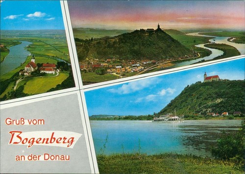 Ansichtskarte bayern bogenberg - ansichtskarte,