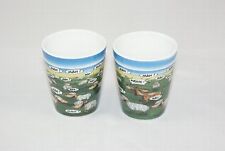 2er Set Hösti Eierbecher Fresse Schafe und Hund mäh mäh CartoonComic maritim