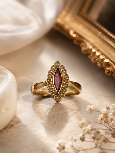 Antik schmuck ring karat - antik,