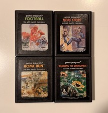 4 Atari 2600 Spiele Maze Craze Home Run Football Demons NTSC funktioniert