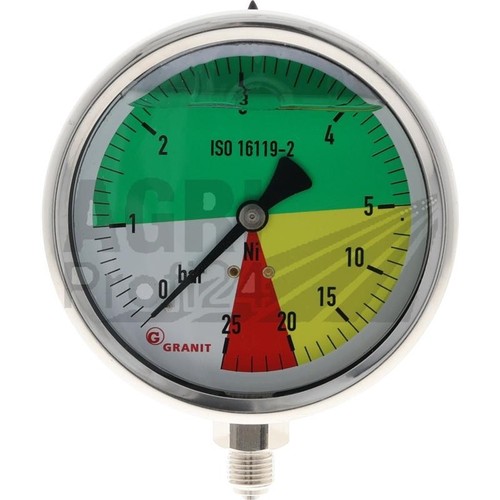 Manometer 100mm 25 bar - manometer,