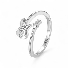 925 Sterlingsilber E-Gitarre
