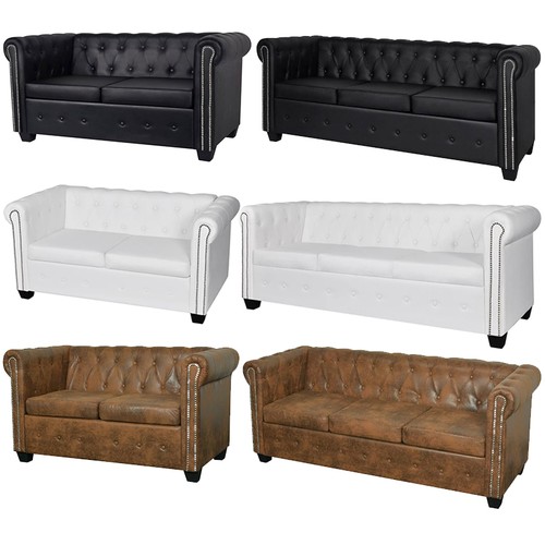 Chesterfield sofa sitzer - chesterfield, 2/3-sitzer