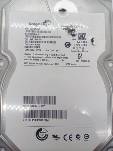 Seagate st31000524as hdd - , sata
