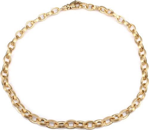 Ankerkette oval collier gold - oval,