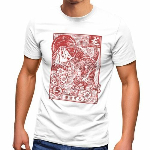 Herren shirt drache dragon - herren, t-shirt