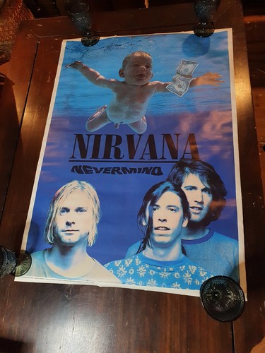 Nirvana rare poster - nirvana,