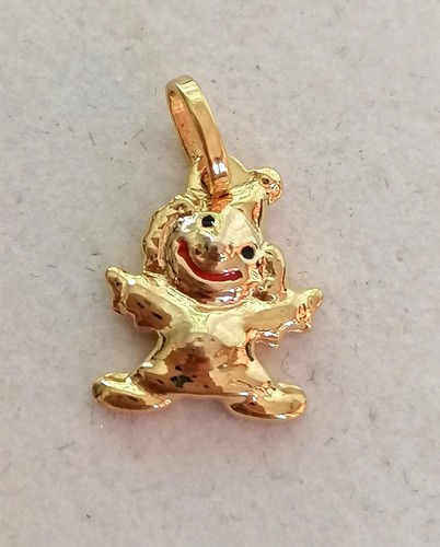 Gold kette anhänger harlekin - kette,