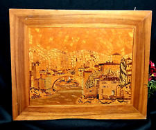 Historie bedeutenes Bauwerk Intasien Holzbild Brücke von Mastar  Bosnien " P 200