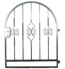 Gartentor Gartenpforte Metalltor Gartentür Karat Rundbogentor Pforte 1200x960 mm