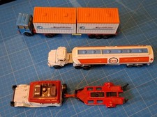Majorette Trucks 70er / 80er - 3 Gespanne - Sammlerstück Original - RAR