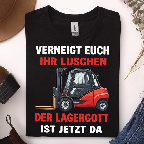 Gabelstapler shirt lustig - gabelstapler, t-shirt