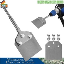 Spachtelmeißel SDS-Plus Bodenschaber Abziehen Fußbodenkleber mit Ersatzblätter