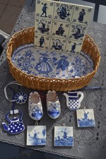 Delft blue keramik - blue, holland