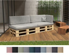 Palettenkissen mit abnehmbarem Bezug Set 120 x 80 Palettenpolster Sitzkissen