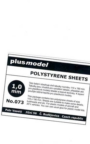 Plus model plastik platten - platten, 1