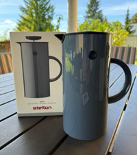 Stelton EM Teezubereiter, Kunststoff, 1 Liter grau