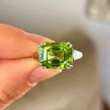 4,07 ct Asscher natürlicher