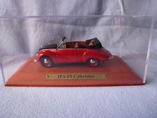 IFA F9 Cabrio  Atlas Verlag DDR Kollektion 1:43, rot / schwarz