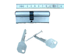 Profilzylinder gleichschließend 2 Schlüssel 45/41 Schließzylinder Zylinderschloß