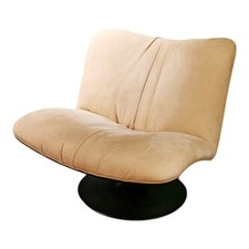 Baxter Sessel Marilyn Leder Kashmir Corde Cognac Gestell Schwarz