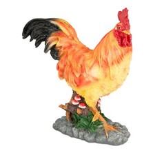 Gartenfigur Hahn Dekofigur