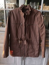 Jacke damen von Adidas  Gr 38-40 Braun gefüttert mit Gürtel