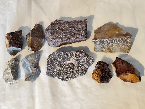 Konvolut mineralien 3kg - ca, 2,3kg