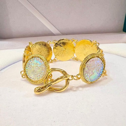 Vintage gold armband mit - vintage,
