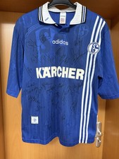 FC Schalke 04 Sondertrikot UEFA-Cup 21.05.1997 Mailand mit Unterschrift