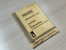 Rasspe Preisliste Nr. 1