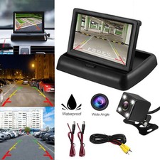 Auto Rückfahrkamera,170° HD Nachtsicht Einparkhilfe Kamera mit 4.3'' LCD Monitor