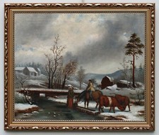 Winterliche Landschaft mit