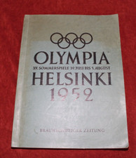 Sammel Bilder Album Olympia Helsinki 1952 XV. Sommerspiele Olympiade Sport,V45