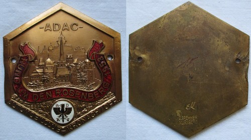 Plakette adac rund den - plakette,