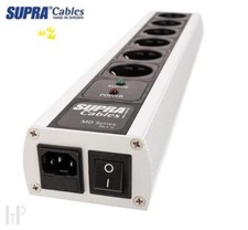 SUPRA MAINS BLOCK MD06-EU/SP SWITCH Audiophile Power Strip with 6 Outlets