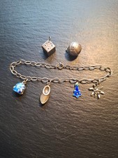 Silbernes Bettelarmband mit