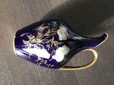 Hutschenreuther Henkel Vase-Kobaltblau