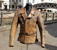 Herren biker geltert braun