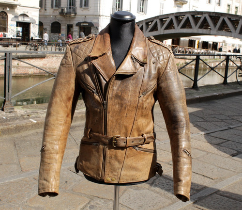 Herren biker geltert - , braun